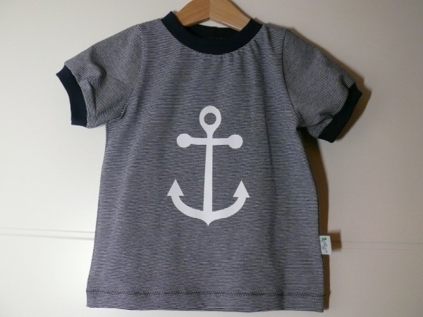 T-Shirt mit Ankerplott