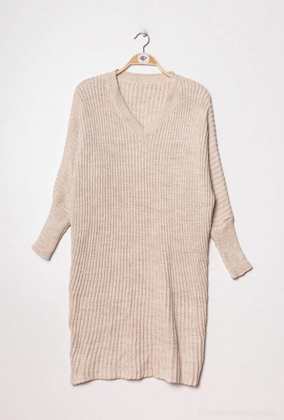 Pulloverkleid LILLY aus Italien | beige
