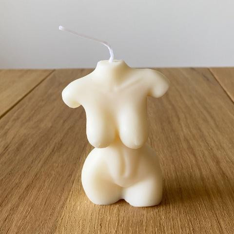 Body Kerze | weiß