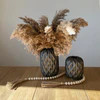 Vase MILA II | anthrazit & beige