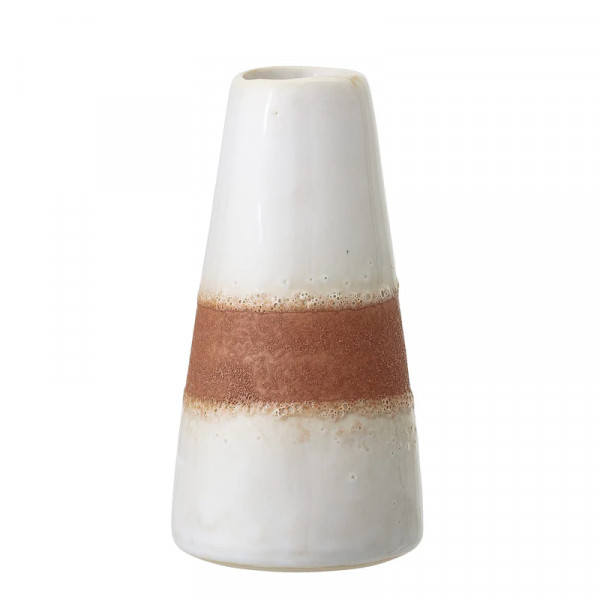 Vase "Carla" | weiß & terrakotta