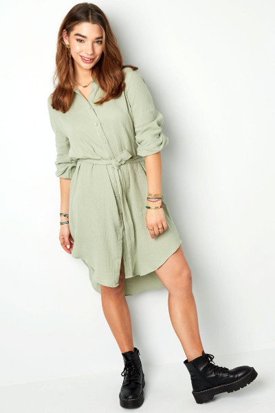 Basic Kleid Musselin